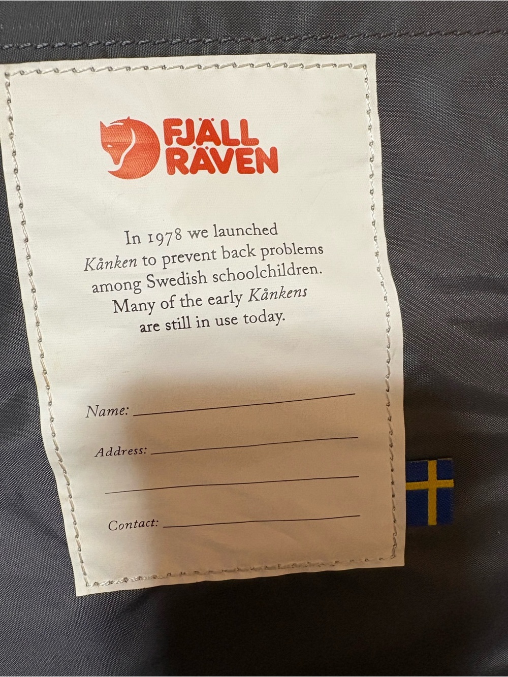 Fjallraven Classic Kanken Backpack Super Grey 23510 NWOT - Picture 4 of 10